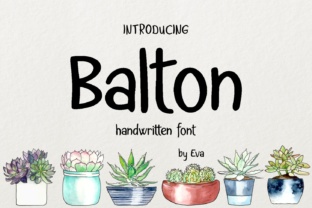Balton: A Handwritten Font for Softer Editorial Design