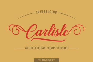 Carlisle Font: Elegant Script for Crafters