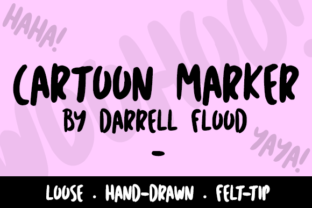 Cartoon Marker: A Playful Hand-Drawn Font for Editorial Design