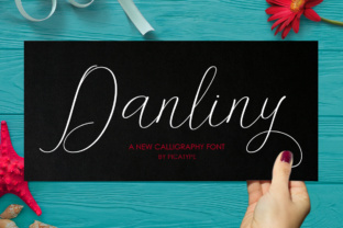Danliny Typeface Review: Elegant Script for Modern Brands