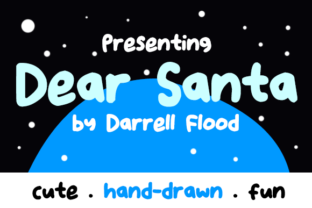 Dear Santa: A Playful Hand-Drawn Font for Branding