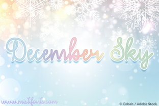 December Sky Font: Elevate Your Holiday Campaigns
