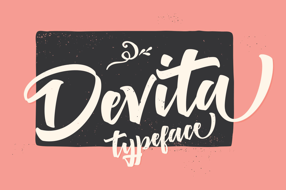Devita: A Script Font That Elevates Campaign Visuals