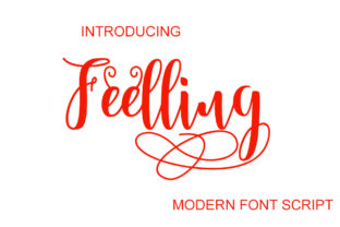 Feelling: A Romantic Script Font for Web Design