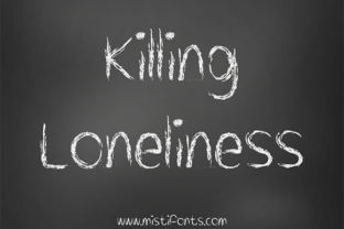 Killing Loneliness: A Chalky Typeface for Editorial Design