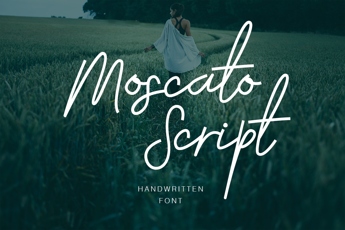 Moscato: The Sharp Handwritten Font for Marketers