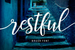 Restful Typeface: A Calm Script for Editorial Design