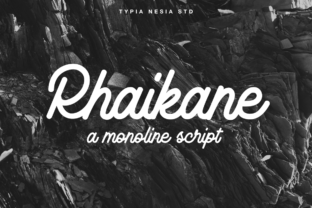 Rhaikane: A Vintage Monoline Font for Modern Editorial Design