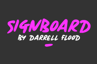 Signboard: The Handwritten Font for Bold Marketing