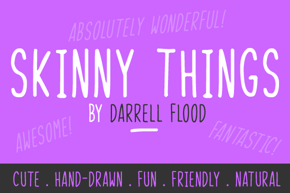 Skinny Things: The Hand-Drawn Typeface for Modern Marketers