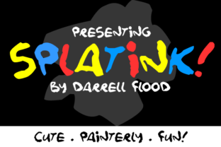 Splatink: A Playful Typeface for Editorial Joy
