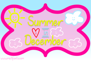 Summer in December: A Warm Handwriting Font for Campaigns