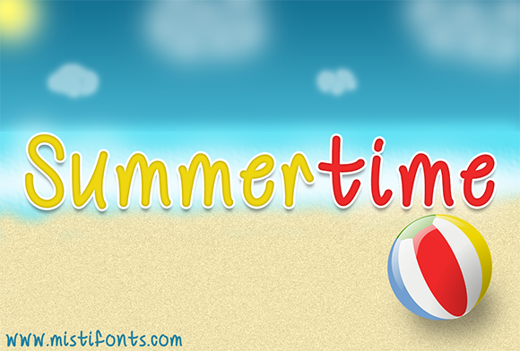 Summertime Font: A Warm Typeface for Editorial Design