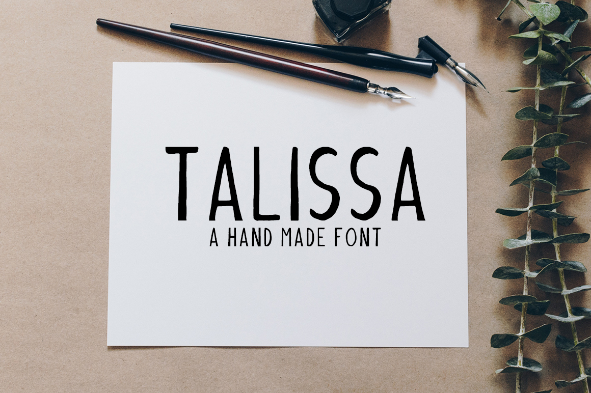 Talissa: The Handmade Sans Serif Font for Branding