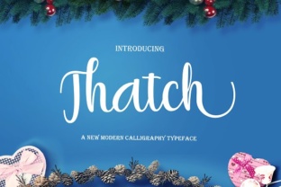 Thatch Font: A Modern Script for Crafters