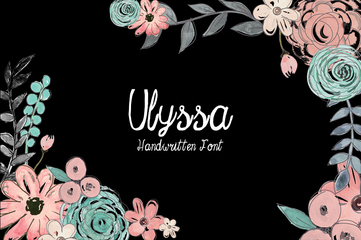 Ulyssa: A Handwritten Typeface for Modern Branding